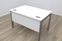 New Cancelled Order White 1200mm Straight Bench Leg Office Desks - Thumb 5