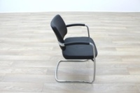 Boss Design Black Leather Executive Office Meeting Chairs - Thumb 6