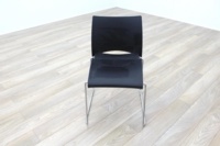Icon Patra Black Office Canteen Chairs - Thumb 2