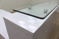 New Cancelled Order Gloss White Office Reception Desk Counter - Thumb 9